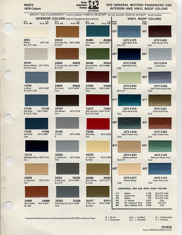 Cadillac colors 1979_4