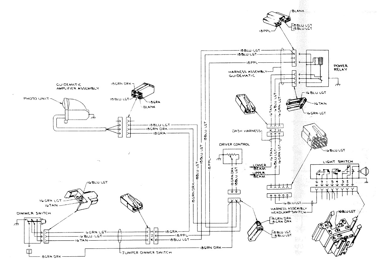 Guide-Matic Wiring Circuit. 1977-78
